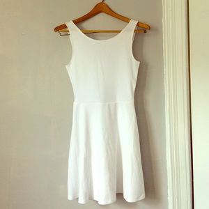 H&M Backless White Tank Dress