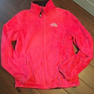 Coral NorthFace Jacket Size Small