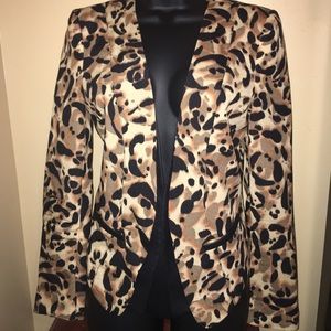 Bebe XS Leopard blazer