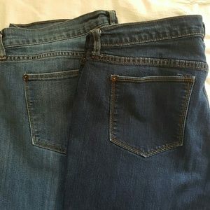 2 for 1!! Medium/Darkwash Straight Leg Jeans