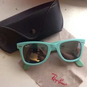 Turquoise ray ban wayfarer