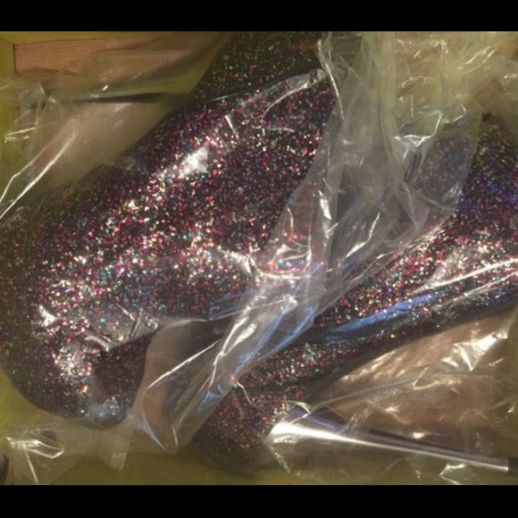 Charlotte Russe Glitter Heels