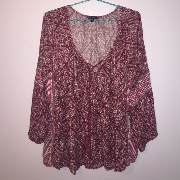 American Eagle Long Sleeve Blouse
