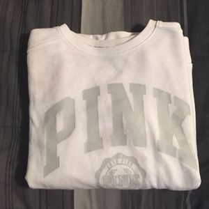XS white & grey Victoria Secret Pullover