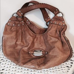Camel colored hobo bag