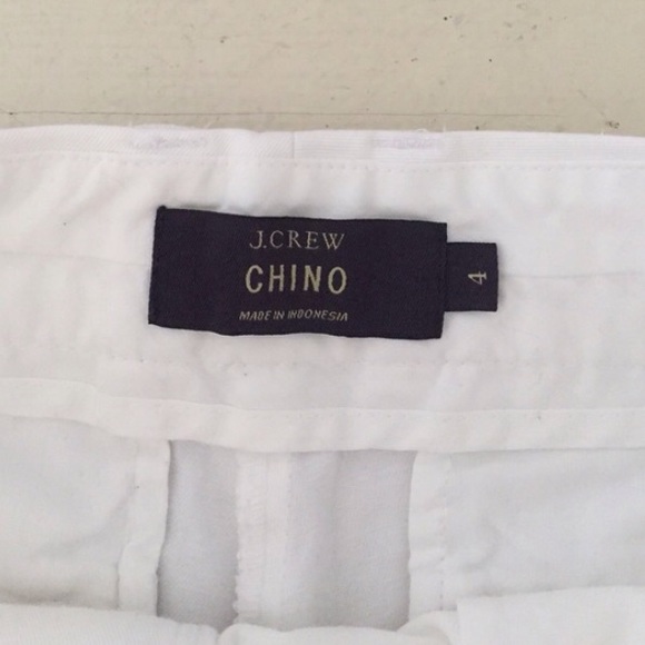 J. Crew Shorts - NWOT J.Crew White Chino Shorts J. Crew Shorts - NWOT J.Crew White Chino Shorts