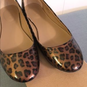 J. Crew tortoise shell leopard ballet flats size 7