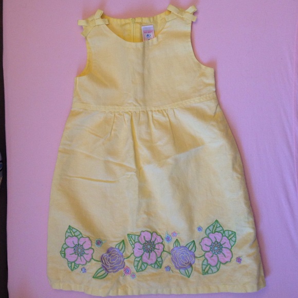 BOGO FREE - Yellow Dress with flowers