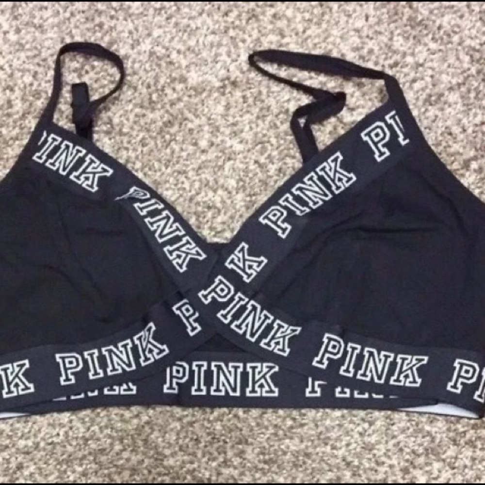 Pink fashion show bra