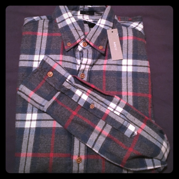 Men's J. Crew slim fit flannel