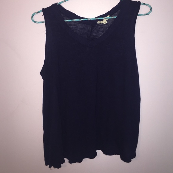 Navy Blue Tank Top