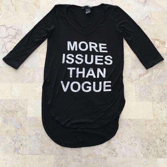 More issues than vogue shirt NEVER WORN