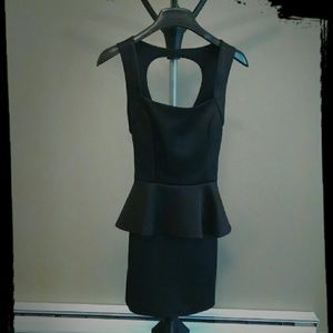 Very Sexy Tight Blk Peplum Mini Dress