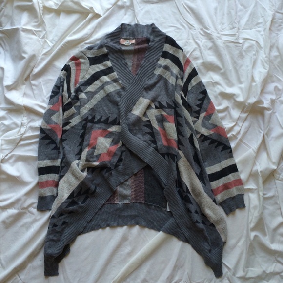 Aztec pattern cardigan