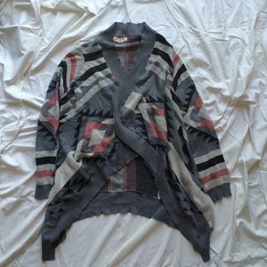 Aztec pattern cardigan