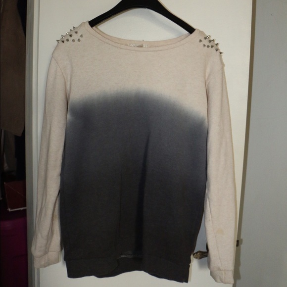 Forever 21 Studded Ombré Sweater