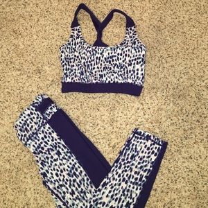 Mono b Capri and Sports Bra Set