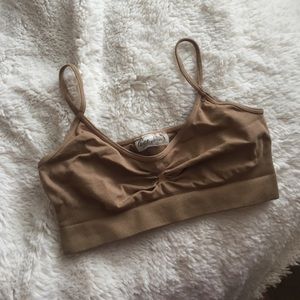 Tan bralette