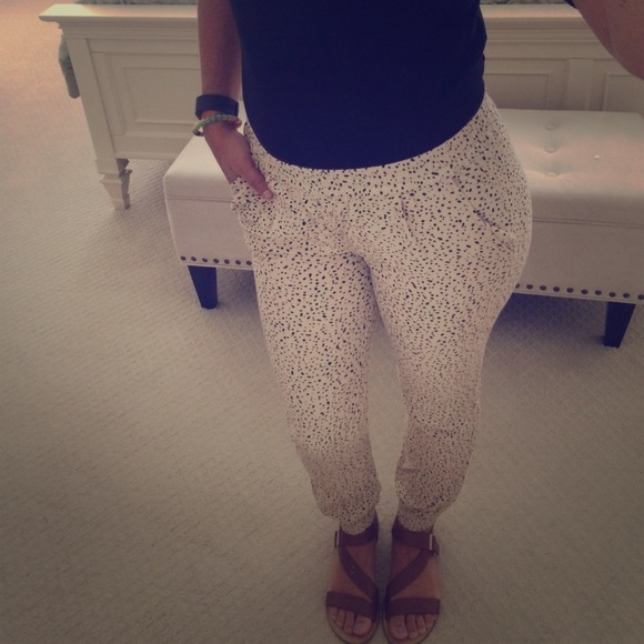 Leopard print pants