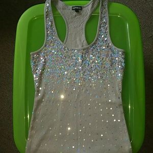 ‼️FINAL PRICE‼️Sequin Tank Top by EXPRESS
