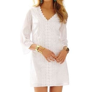 NWT LILLY PULITZER WHITE LION PRINT TUNIC