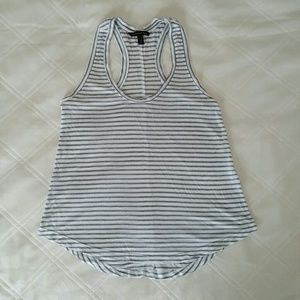 Striped Racer Back Loose-fit Tank