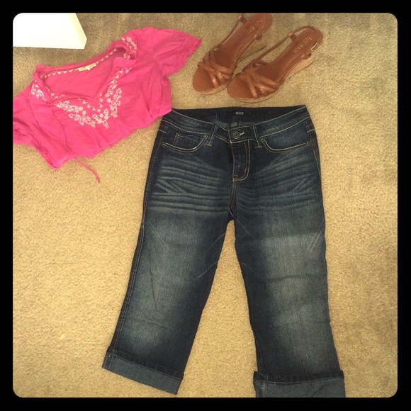 Like new dark capris by Ana size 4 - Picture 1 of 4