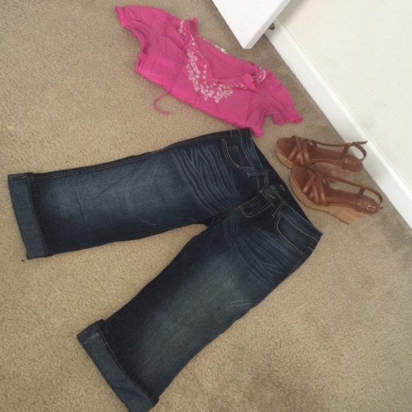 Like new dark capris by Ana size 4 - Picture 2 of 4