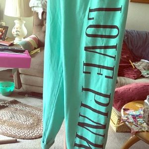 Victoria's Secret love pink sweat pants.