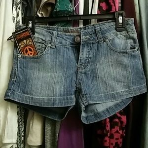Brand new jean shorts