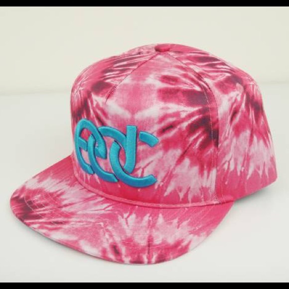 EDC  Pink Tye Dye Hat Electric Daisy Carnival - Picture 2 of 4
