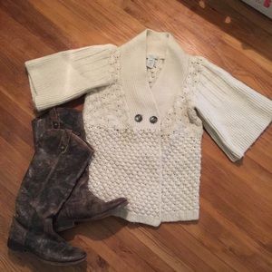 Anthropologie:  Bell Sleeve Sweater ~