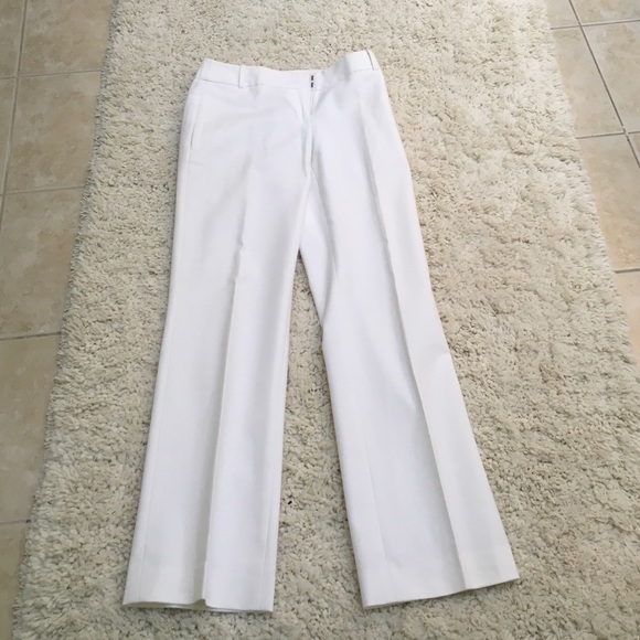 Loft Marisa white dress pants
