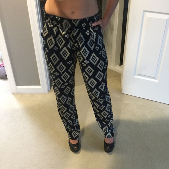 Tribal print parachute jogger pants - Picture 1 of 3