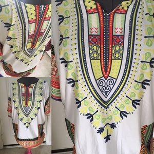 Dashiki shirt or mini dress NWOT