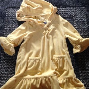 baby GapSwimsuit Cover up with embroiders sleeves