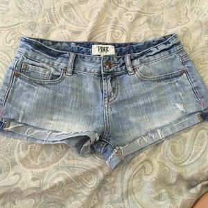 Victoria's Secret Pink denim shorts