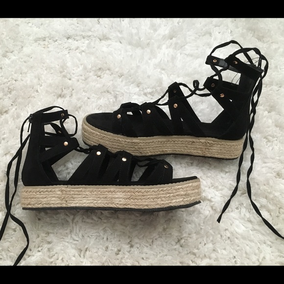 Forever 21 Lace-up Espadrilles