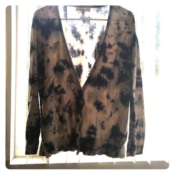 Urban Outfitters tie-dye button down cardigan.