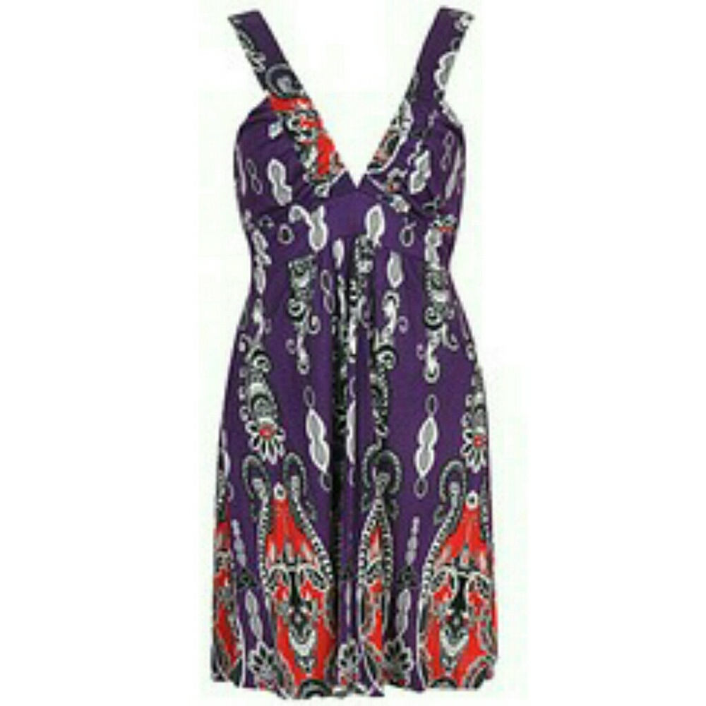 |nwt|・forever 21 paisley boho tunic・