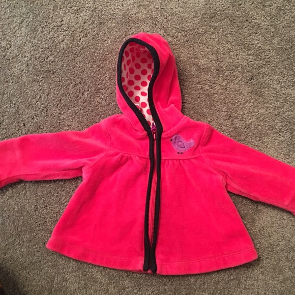 Pink velvet hoodie