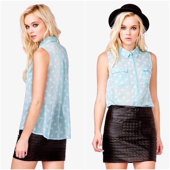 Bunny printed tank top