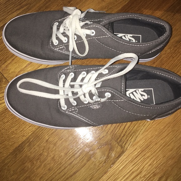 Vans Grey Authentic Lo Pro Shoes