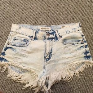 PacSun bullhead high waisted shorts size 7