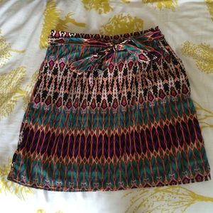 Francesca's print skirt