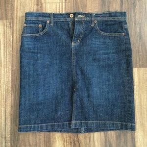 Gap Jean pencil skirt
