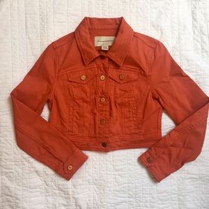 Anthropologie Pilcro Crop Denim Jacket LAST CALL