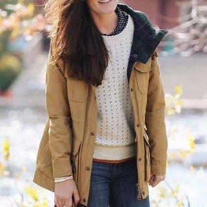 Madewell x Penfield tan parka jacket