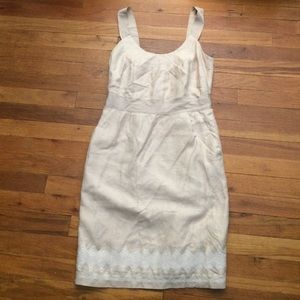 {gorgeous} linen banana republic dress