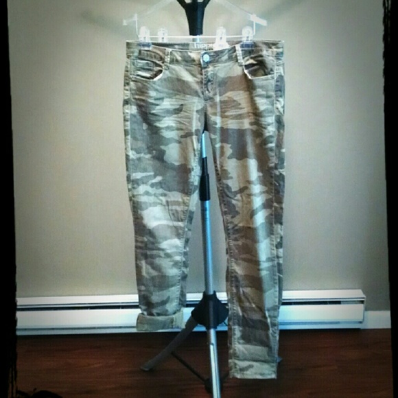 Denim Camo Crops/Pants